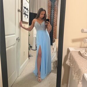 Light Blue Prom Dress